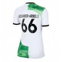 Camisa de time de futebol Liverpool Alexander-Arnold #66 Replicas 2º Equipamento Feminina 2023-24 Manga Curta
